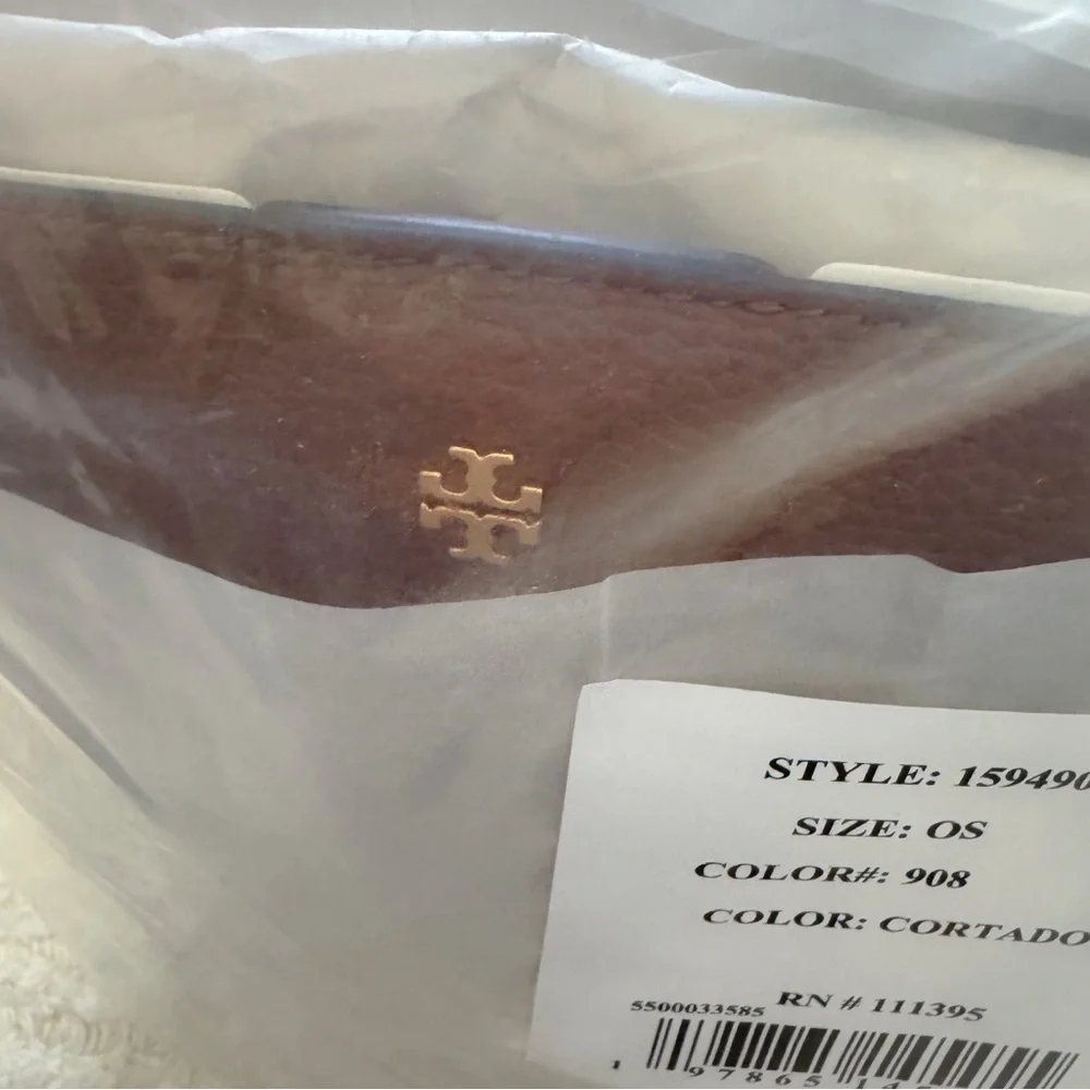 NWT Tory Burch Cortado Brown Leather Bucket Bag